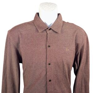 YoungLA Button‎ Down Shirt Long Sleeve Casual Modern Fit Top Mens Size L